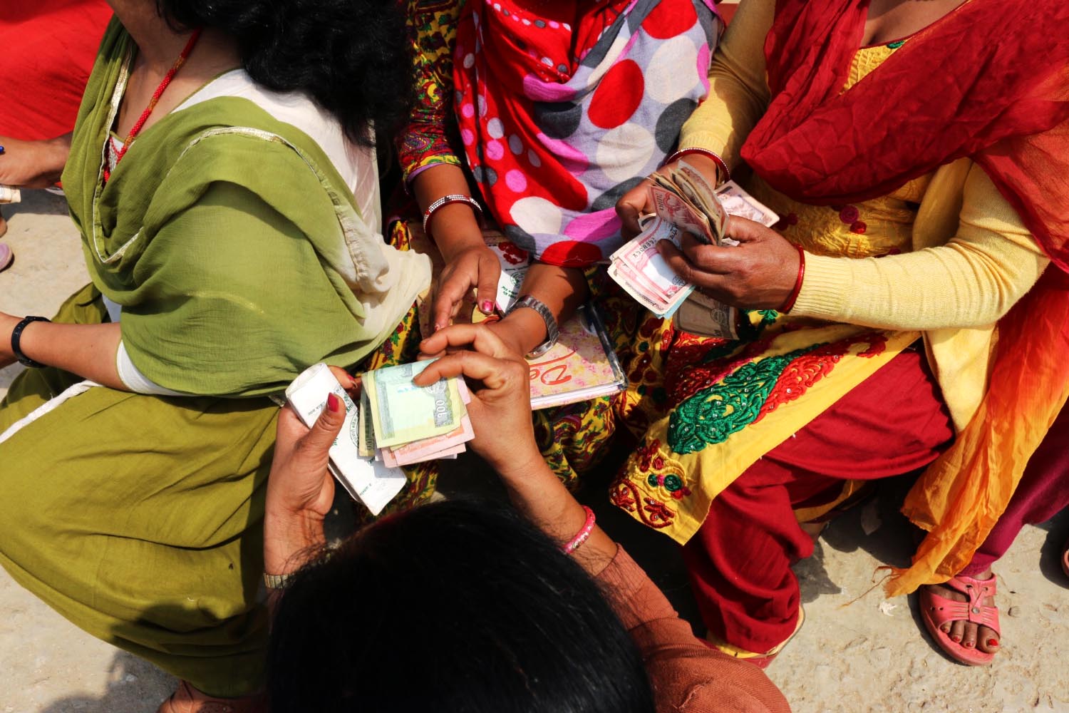 women generating income at jitpurphedi
