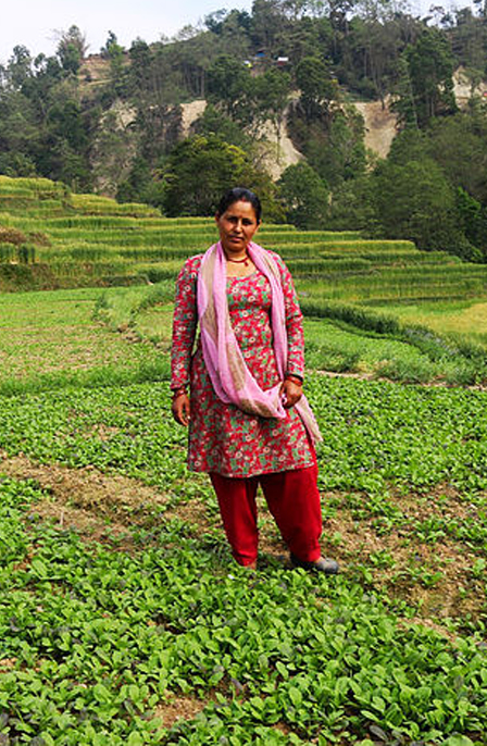 santa phuyal who took loan from jitpur cooperative to extend her farm business